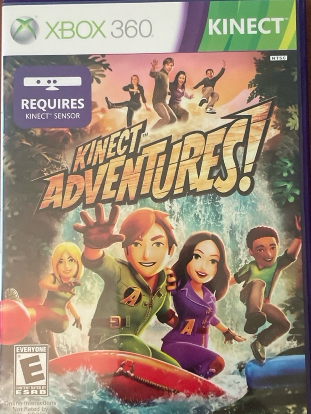 Microsoft Xbox 360 E-Everyone Kinect Adventures Video Games